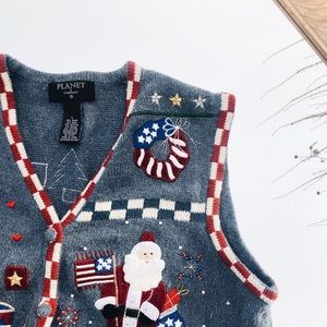 Vintage Christmas Vest